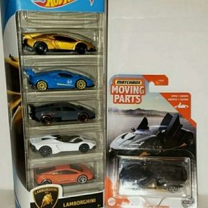 HOT WHEELS LAMBORGHINI 5 PACK